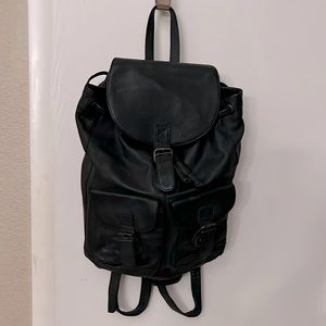 Vintage Leather travel backpack